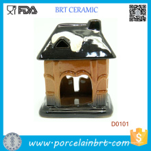 Pot House Shape Design - Quemador de aceite de cerámica
